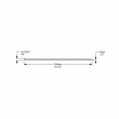 Стеновая панель под покраску Orac Decor W215 Hill Bead 500×800×15