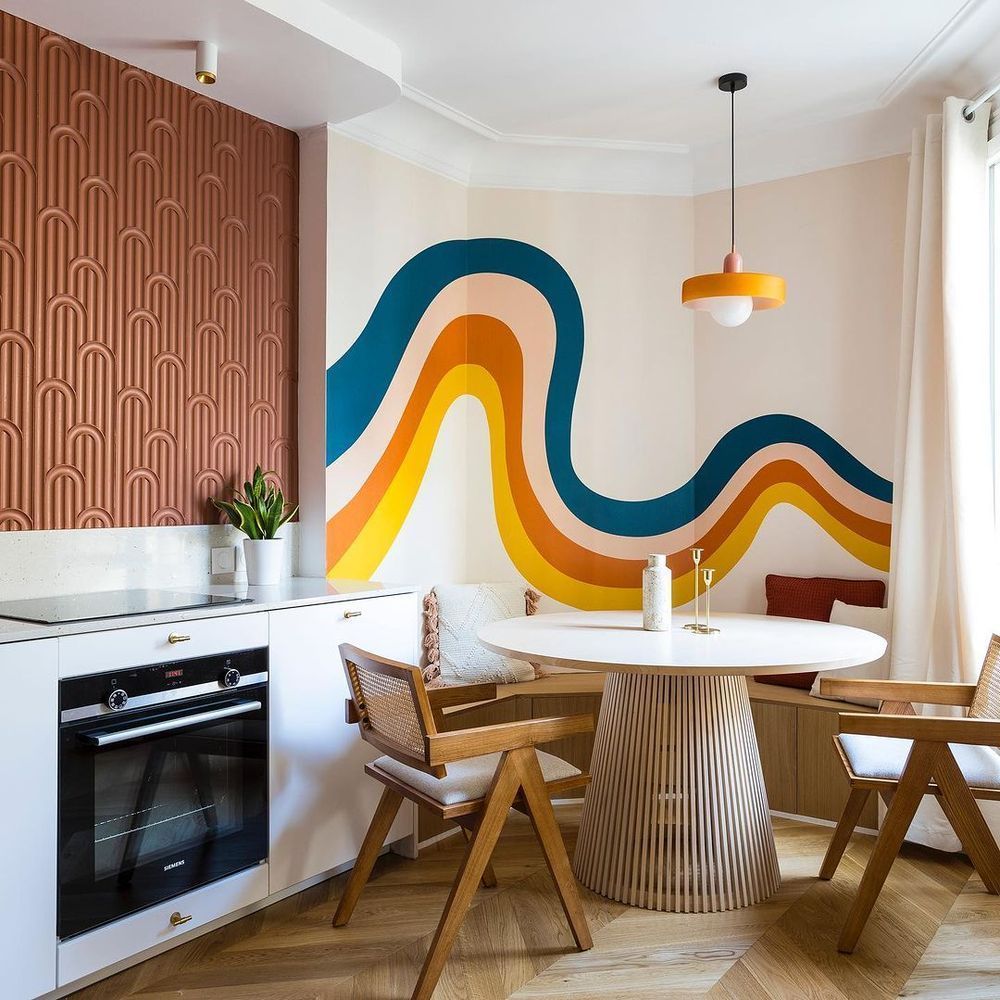 Стеновая панель под покраску Orac Decor W215 Hill Bead 500×800×15 фото в интерьере