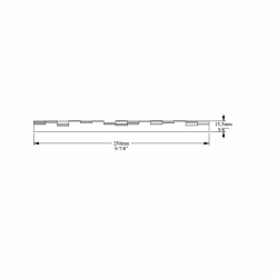 Стеновая панель под покраску Orac Decor W216 Matrix 2000×250×16