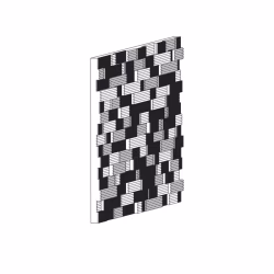 Стеновая панель под покраску Orac Decor W216 Matrix 2000×250×16