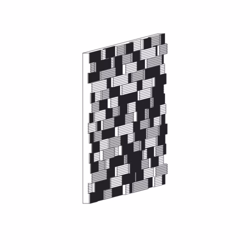 Стеновая панель под покраску Orac Decor W216 Matrix 2000×250×16