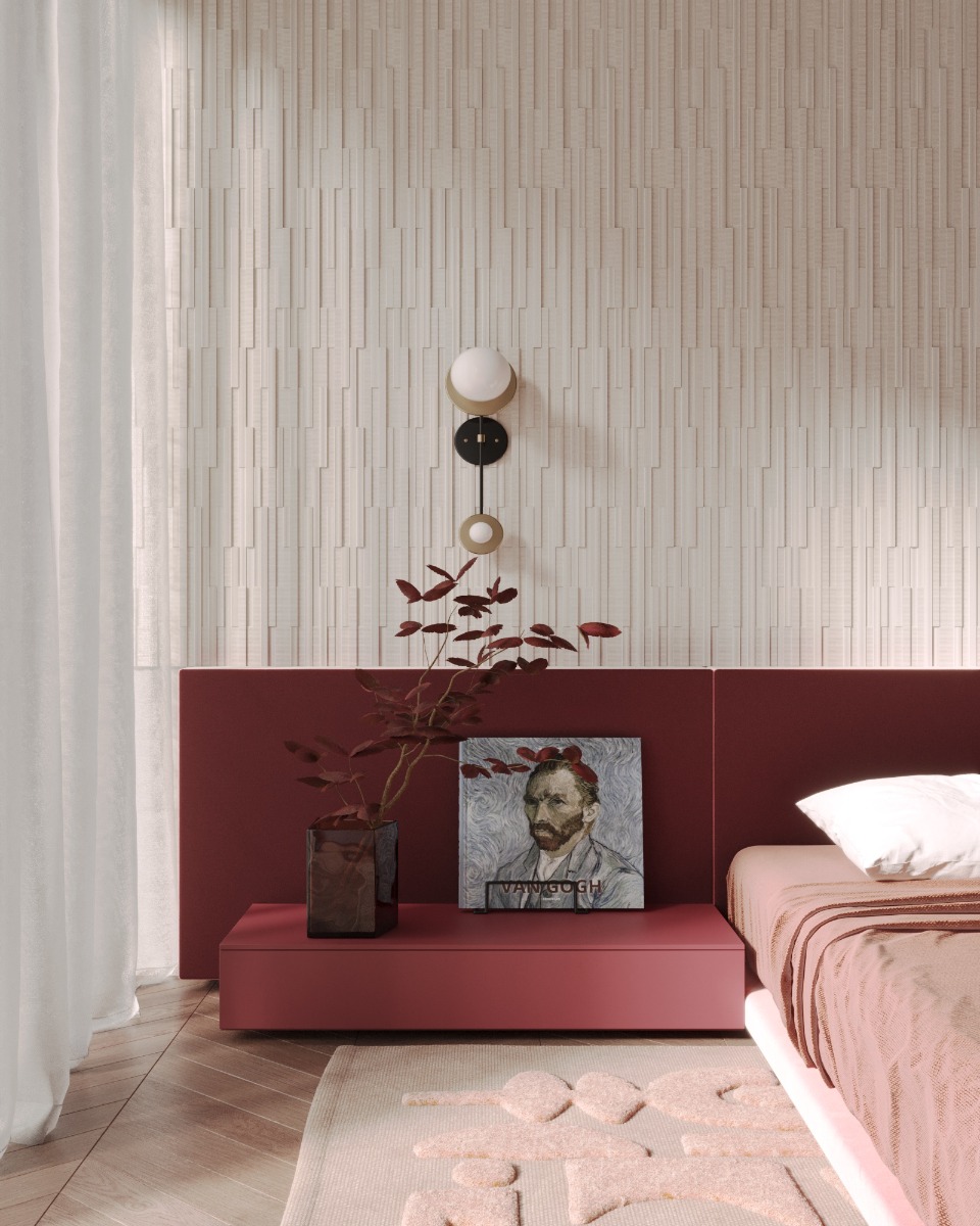 Стеновая панель под покраску Orac Decor W216 Matrix 2000×250×16 фото в интерьере