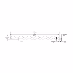 Стеновая панель под покраску Orac Decor WX211 Flute 2000×255×17