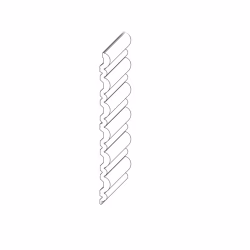 Стеновая панель под покраску Orac Decor WX211 Flute 2000×255×17