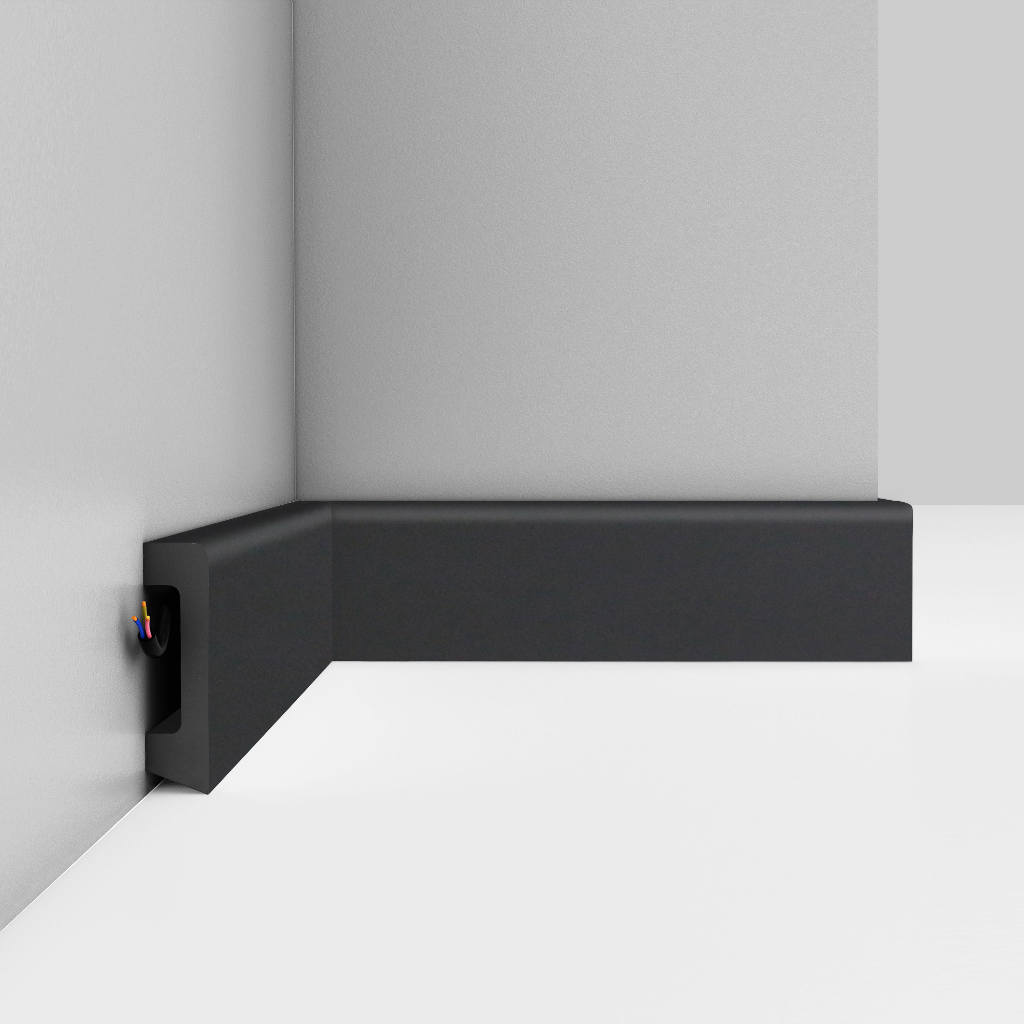 Плинтус Decomaster Антрацит D234-112 2400×58×16 Плинтус Decomaster Антрацит D234-112 2400×58×16