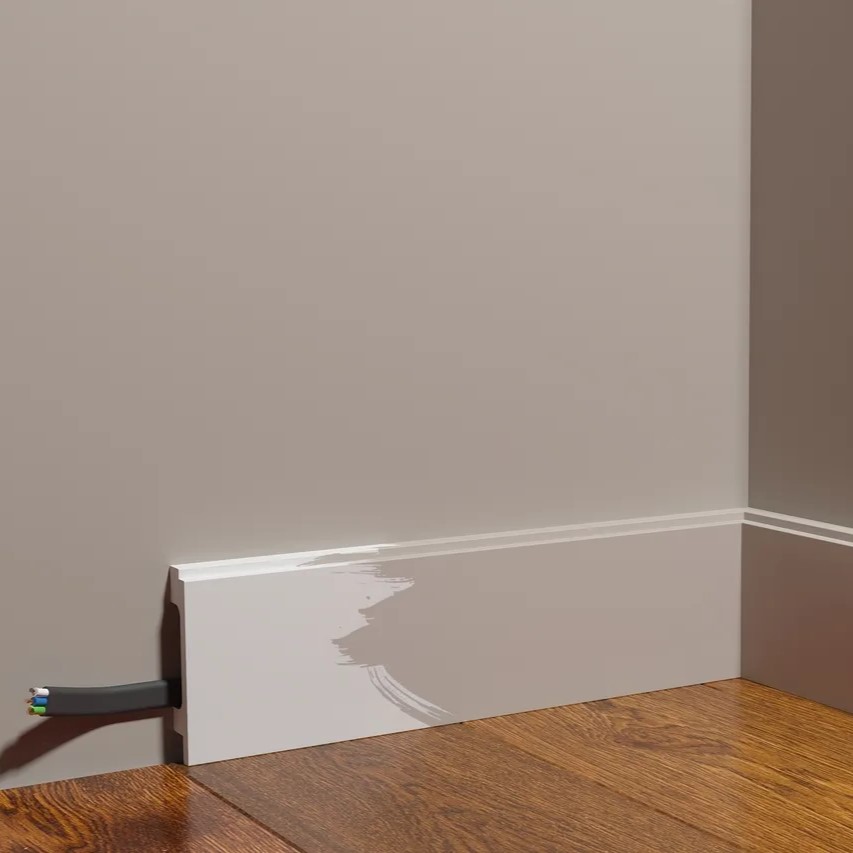 Плинтус под покраску Decor-Dizayn Modern DD723 2000×80×16