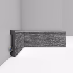 Плинтус Decomaster Дуб титан D235-87 2400×80×17