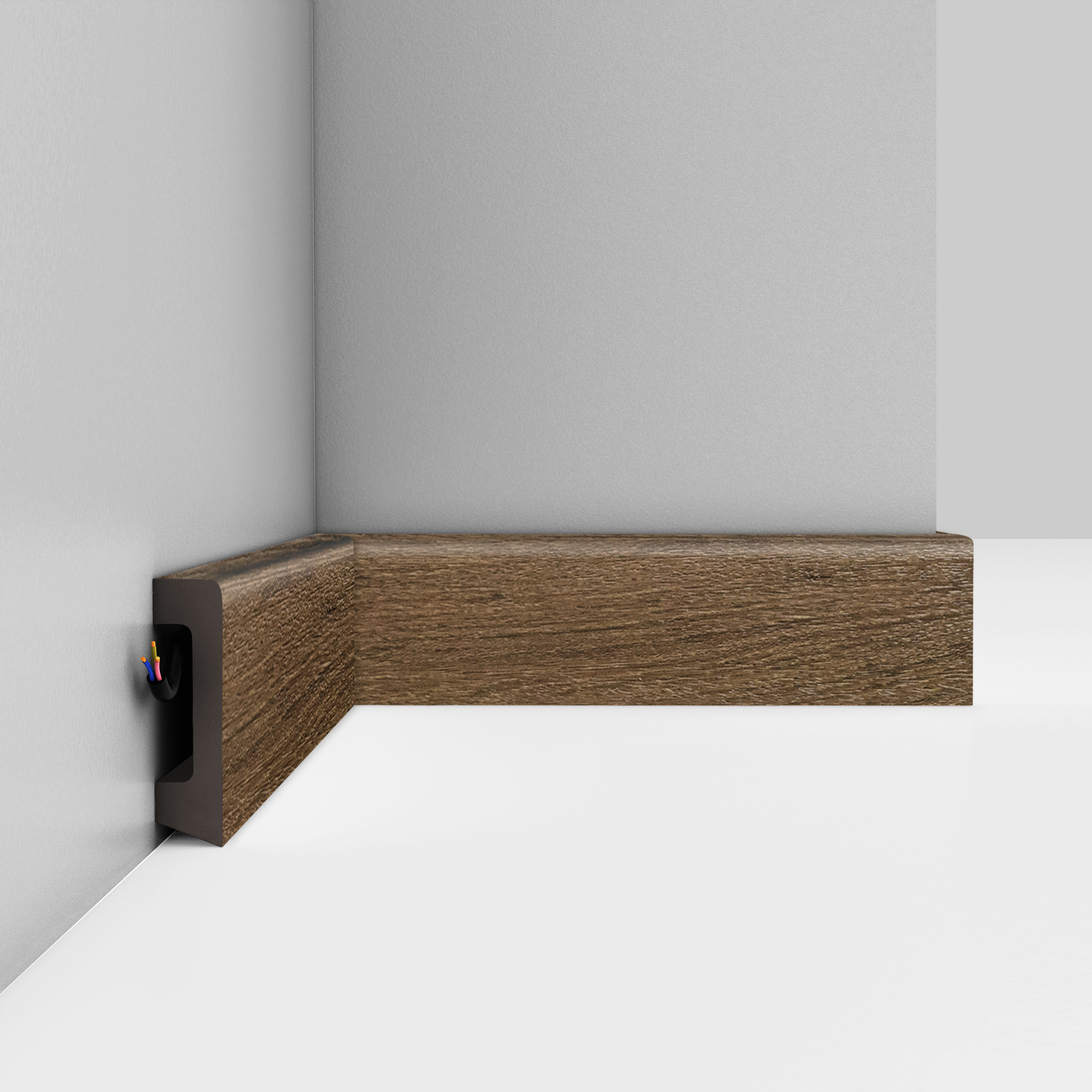 Плинтус Decomaster Дуб натуральный D234-88 2400×58×16