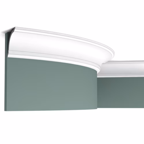 Потолочный плинтус под покраску гибкий Orac Decor Axxent CX199F 2000×80×80