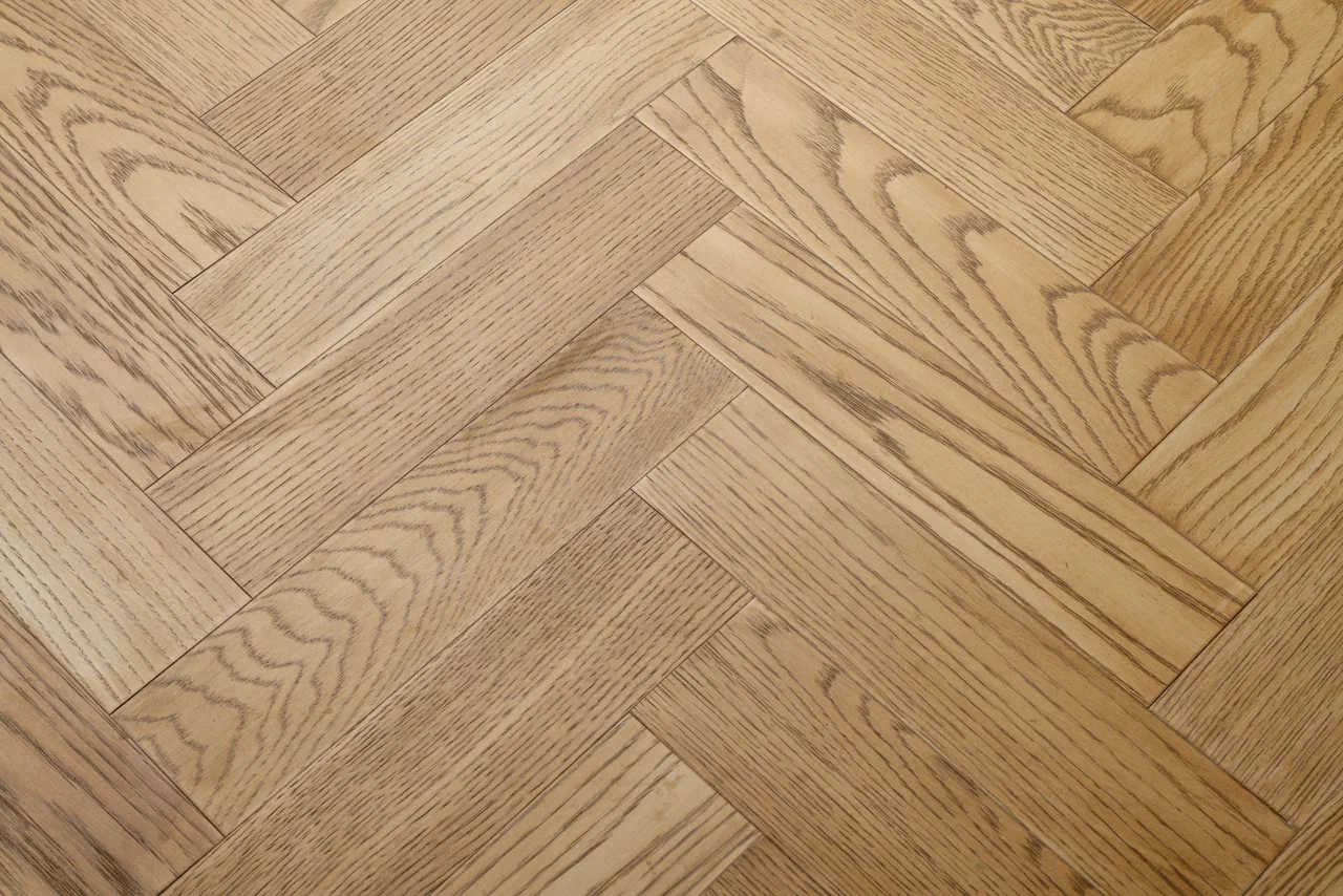 Композитная паркетная доска Quartz Parquet Штучный паркет Дуб Карельский 44-419 венгерская елка 400×100×5