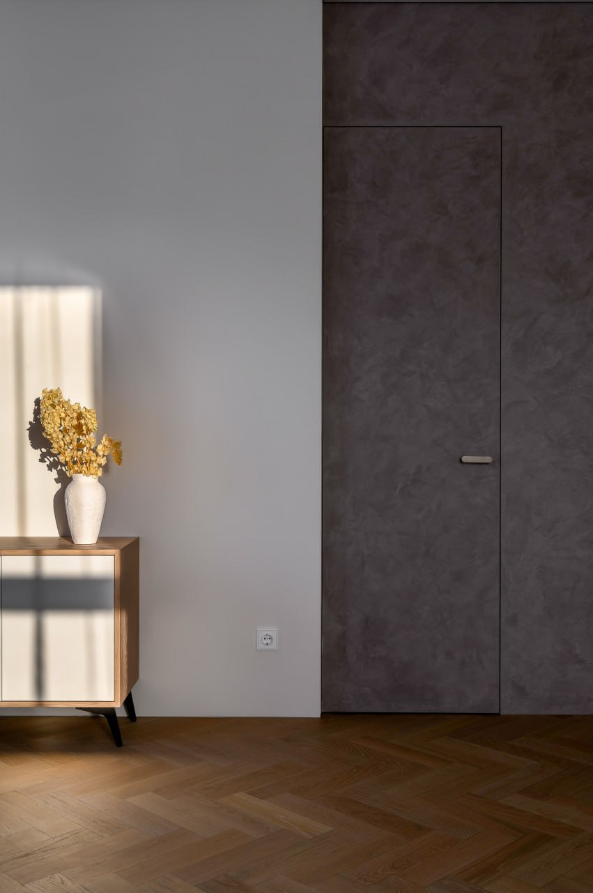 Композитная паркетная доска Quartz Parquet Штучный паркет Дуб Хельсинки 44-1258-58 венгерская елка 400×100×5 фото в интерьере