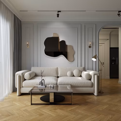 Композитная паркетная доска Quartz Parquet Штучный паркет Вяз Кенигсберг 44-550-62 венгерская елка 400×100×5