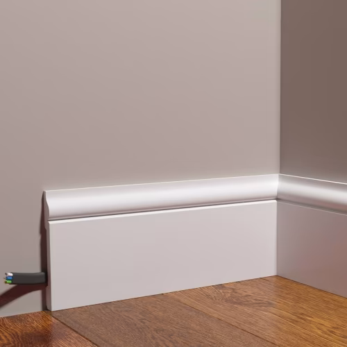 Плинтус под покраску Decor-Dizayn Грани DD004 2000×119×15