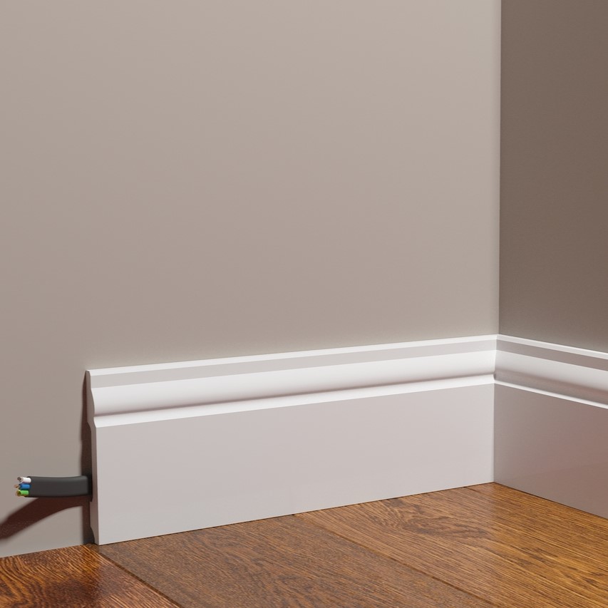 Плинтус под покраску Decor-Dizayn Грани DD15 2000×99×14