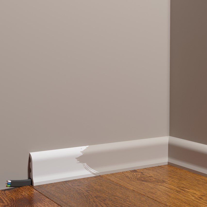 Плинтус под покраску Decor-Dizayn Грани DD18 2000×54×16