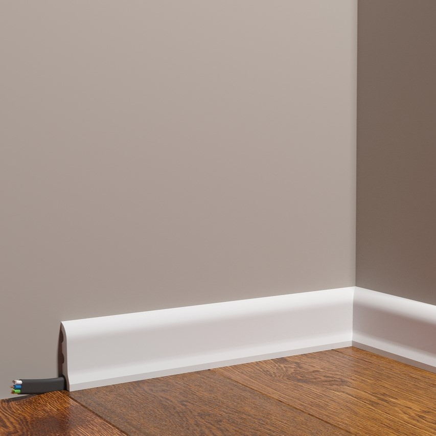 Плинтус под покраску Decor-Dizayn Грани DD18 2000×54×16