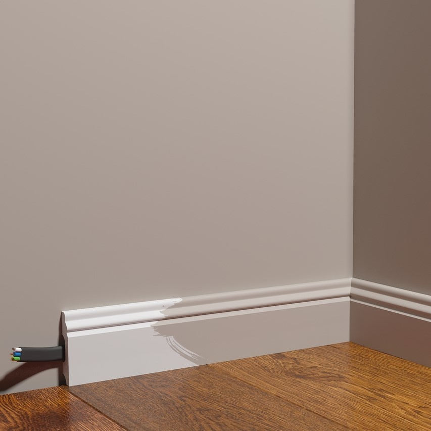 Плинтус под покраску Decor-Dizayn Грани DD27 2000×59×13