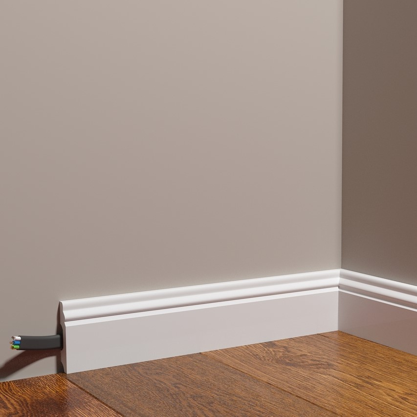 Плинтус под покраску Decor-Dizayn Грани DD27 2000×59×13