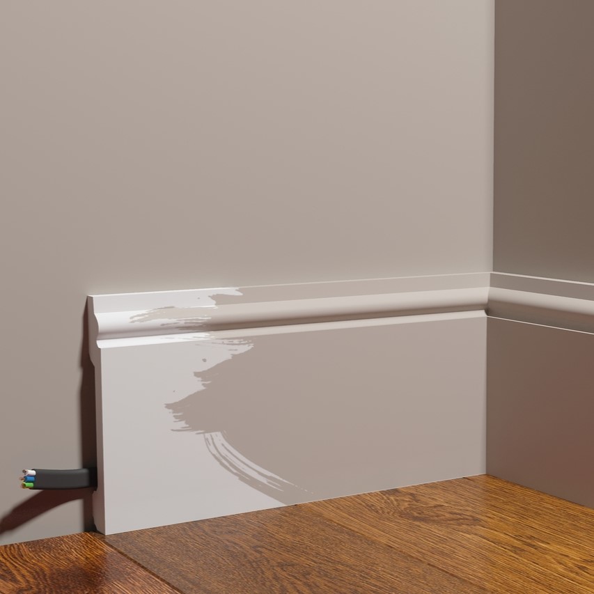 Плинтус под покраску Decor-Dizayn Грани DD31 2000×138×20