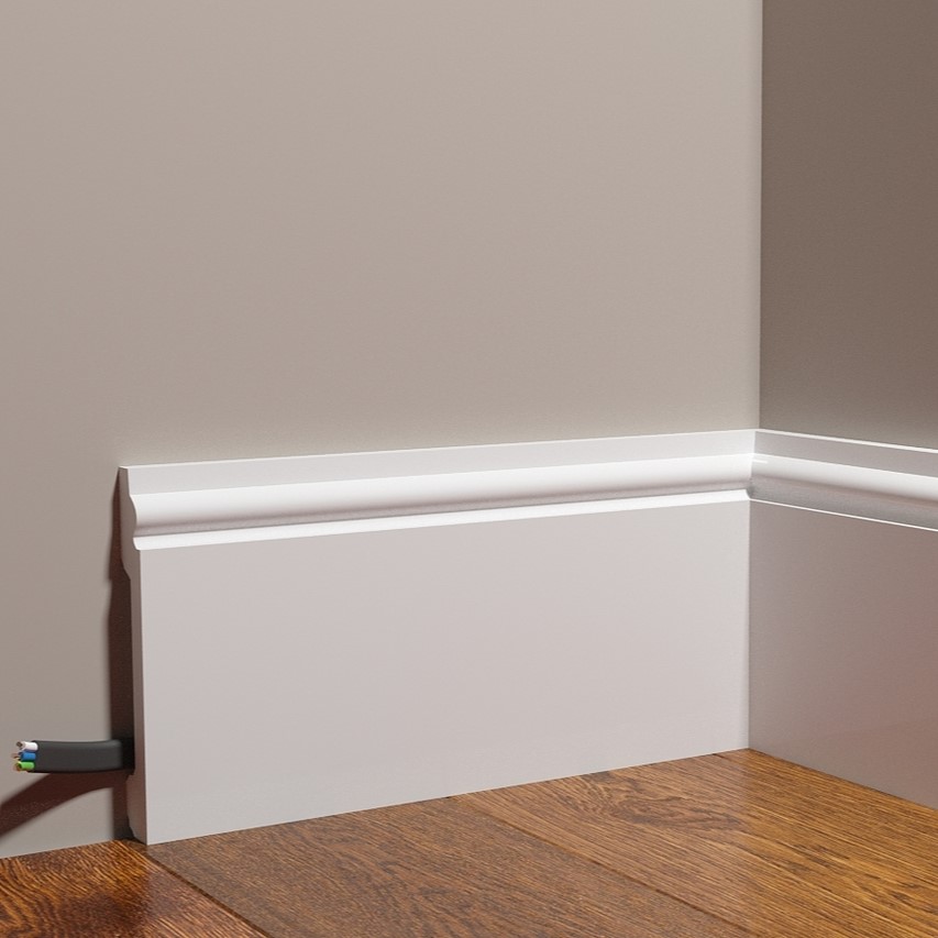 Плинтус под покраску Decor-Dizayn Грани DD31 2000×138×20