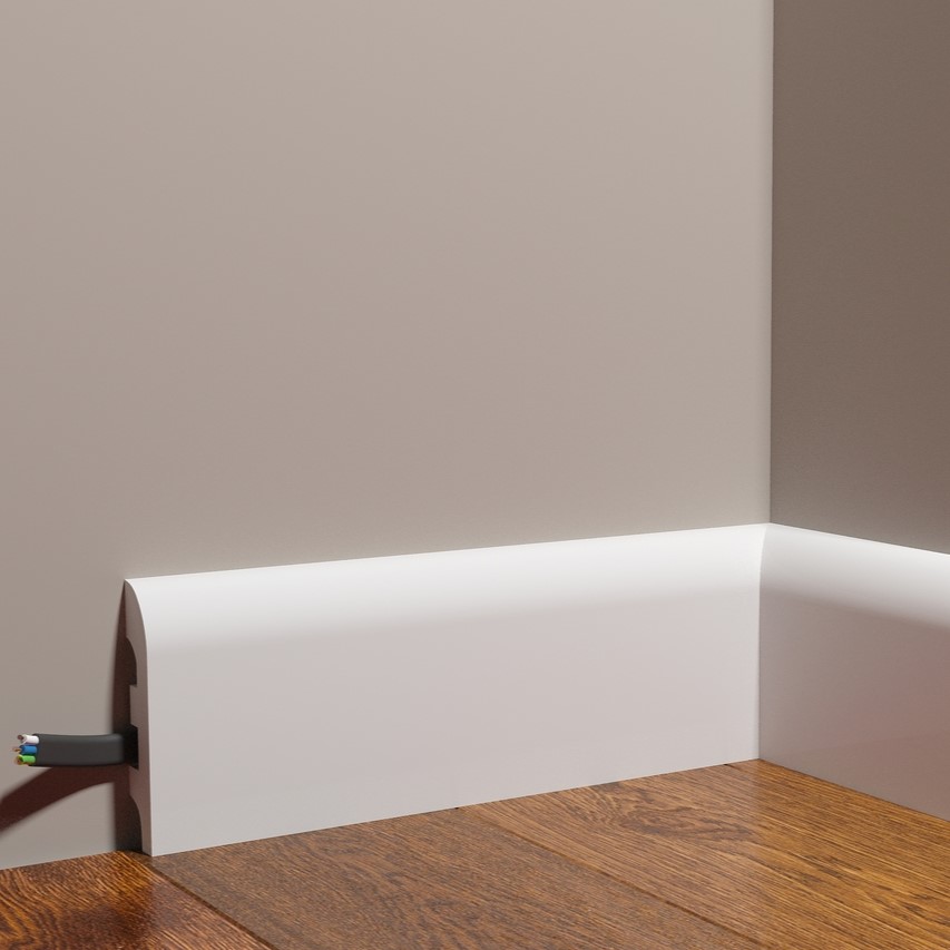 Плинтус под покраску Decor-Dizayn Грани DD41 2000×99×21