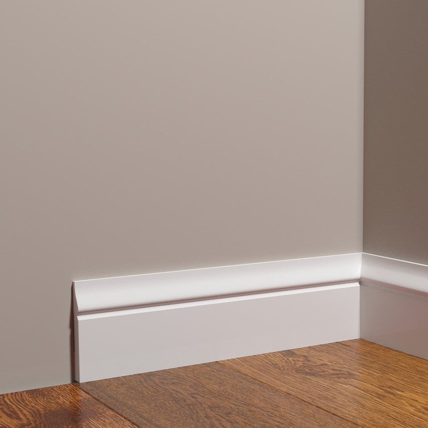 Плинтус под покраску Decor-Dizayn Грани DD48 2000×82×11