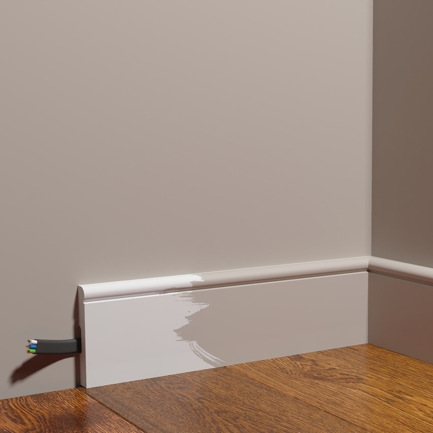 Плинтус под покраску Decor-Dizayn Грани DD49 2000×82×13