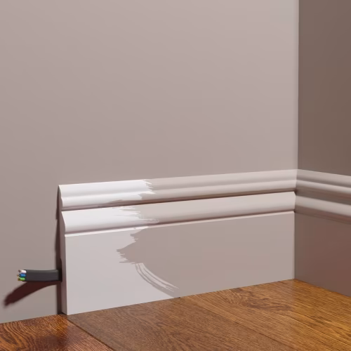Плинтус под покраску Decor-Dizayn Грани DD50 2000×126×16