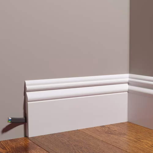 Плинтус под покраску Decor-Dizayn Грани DD50 2000×126×16