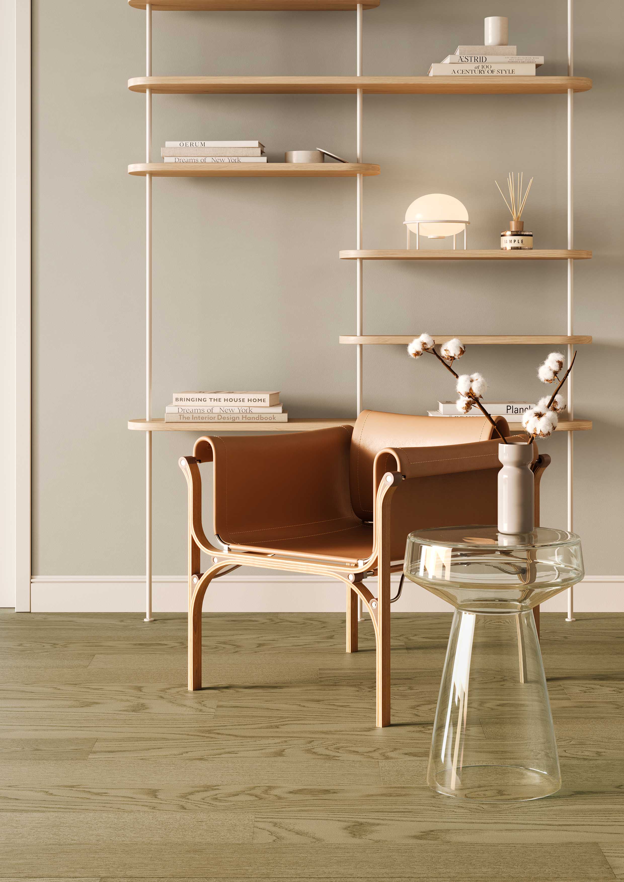 Композитная паркетная доска Quartz Parquet Классик Дуб Флэт Уайт 1258-55 400-1220×152×5 фото в интерьере