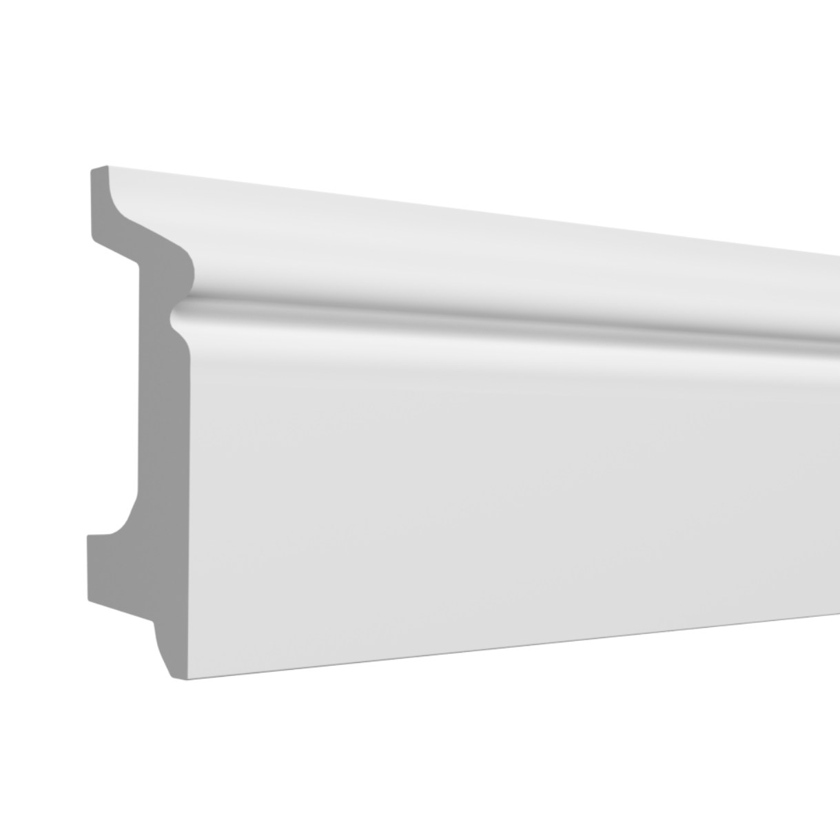 Плинтус под покраску Decor-Dizayn Грани DD122 2000×78×21