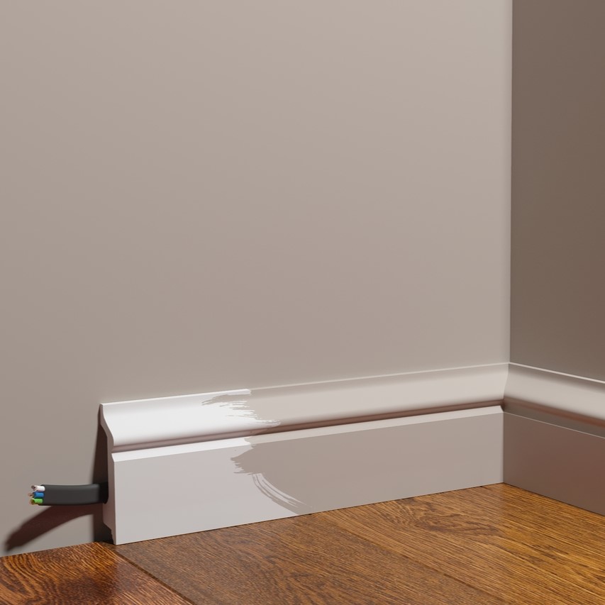 Плинтус под покраску Decor-Dizayn Грани DD122 2000×78×21