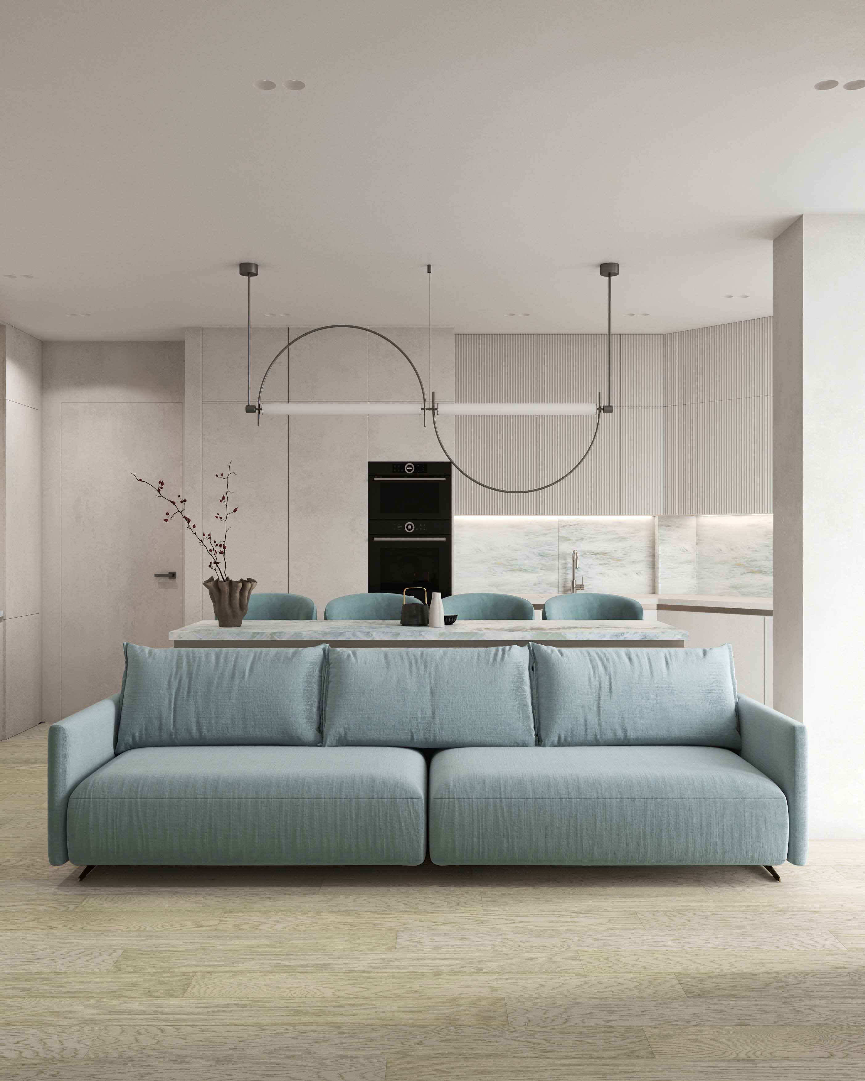 Композитная паркетная доска Quartz Parquet Классик Дуб Европейский 1258-60 400-1220×152×7 фото в интерьере