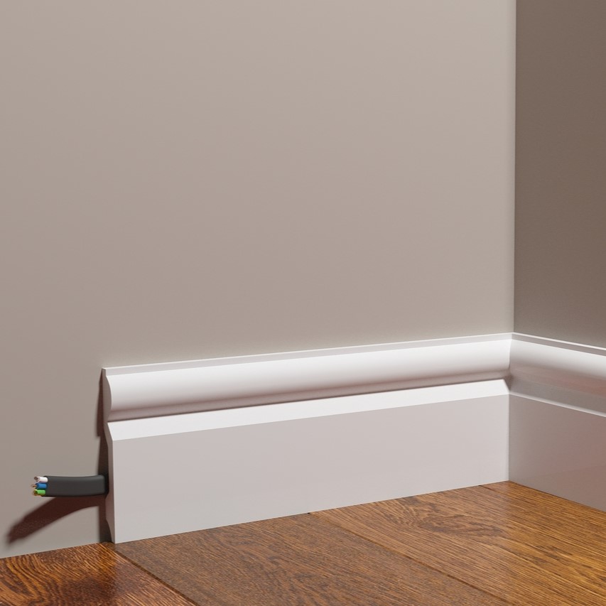 Плинтус под покраску Decor-Dizayn Грани DD137 2000×100×14