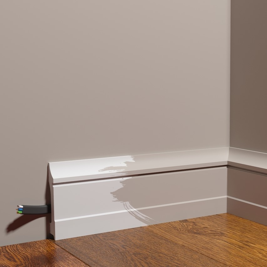Плинтус под покраску Decor-Dizayn Грани DD711 2000×100×19