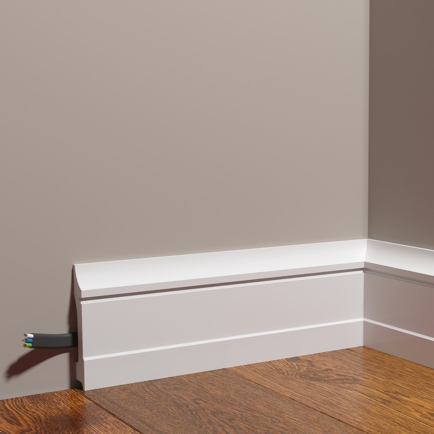 Плинтус под покраску Decor-Dizayn Грани DD711 2000×100×19