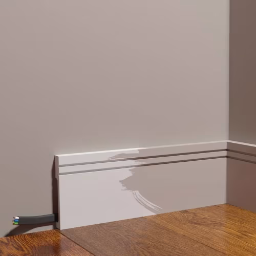 Плинтус под покраску Decor-Dizayn Modern DD719 2000×100×15