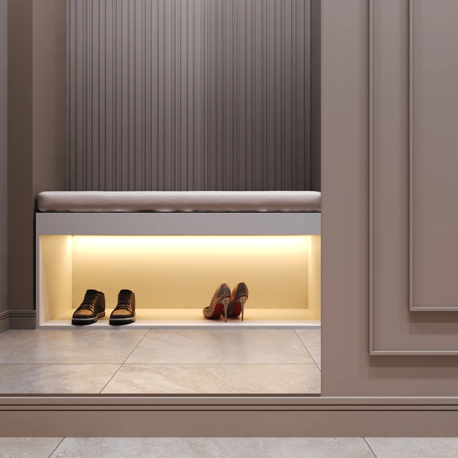 Плинтус под покраску Decor-Dizayn Modern DD719 2000×100×15 фото в интерьере