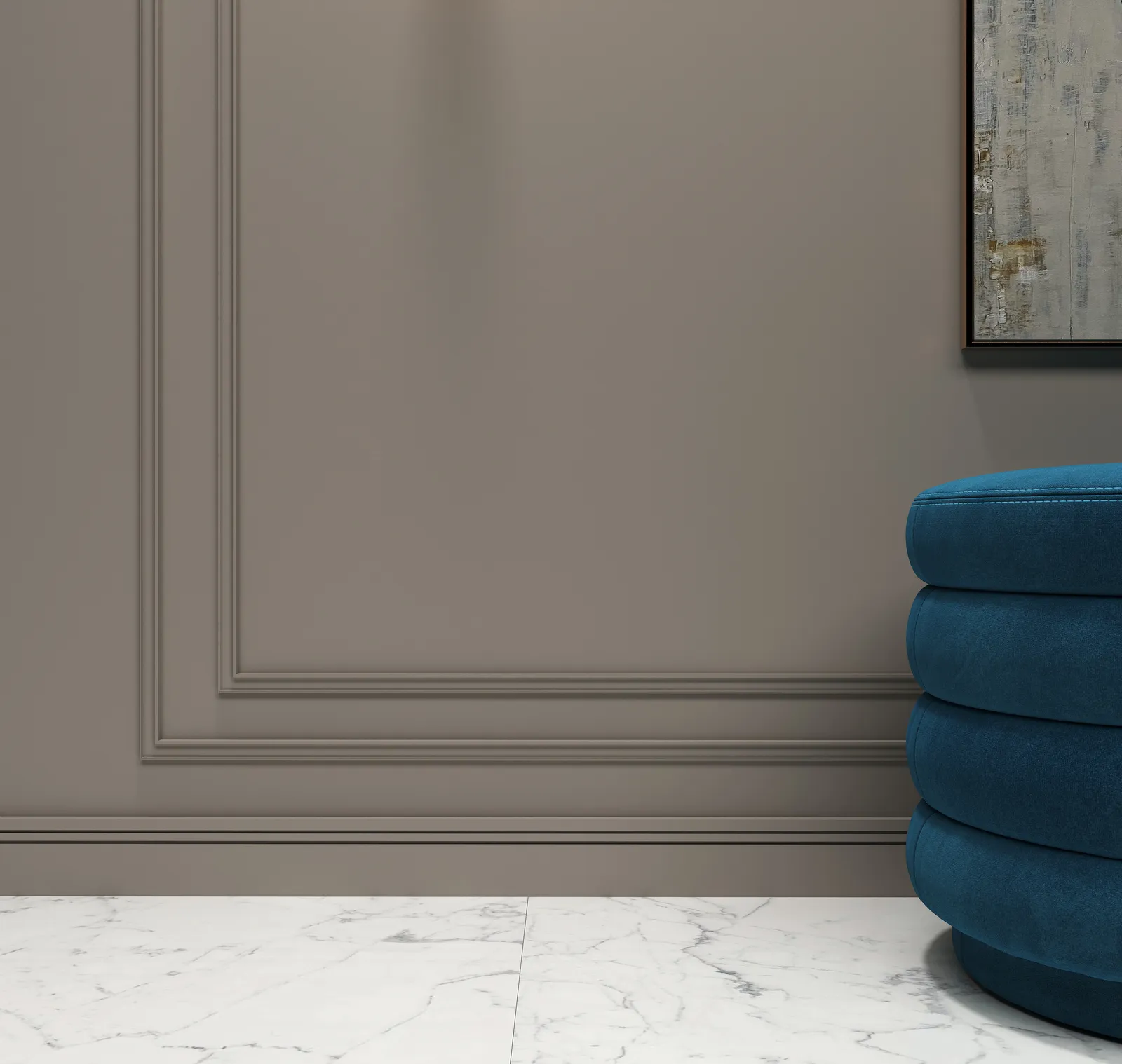 Плинтус под покраску Decor-Dizayn Modern DD717 2000×80×13 фото в интерьере