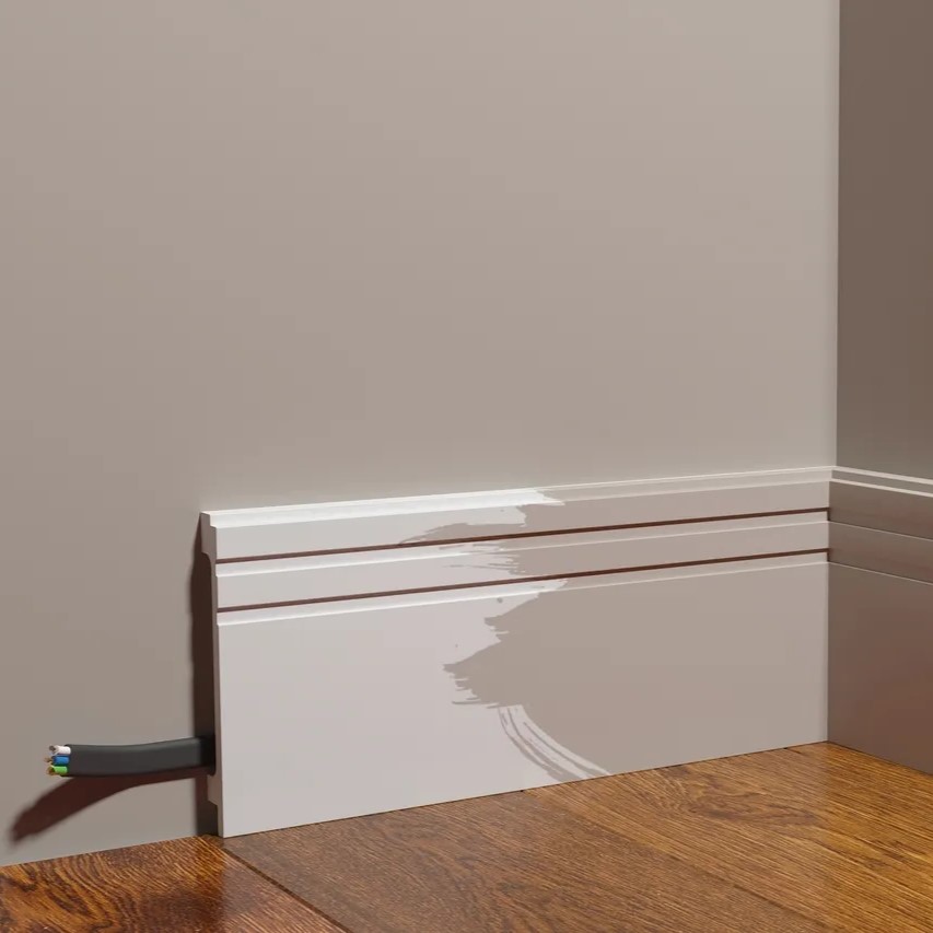 Плинтус под покраску Decor-Dizayn Modern DD724 2000×120×16