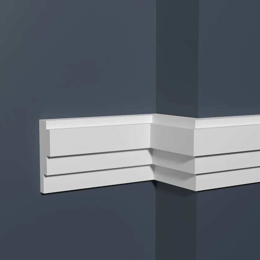 Молдинг из полистирола под покраску Decor-Dizayn Грани DD625 2000×45×15
