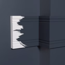 Молдинг из полистирола под покраску Decor-Dizayn 150 A 2000×79×12