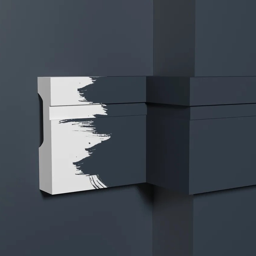 Молдинг из полистирола под покраску Decor-Dizayn Грани DD01 2000×70×19