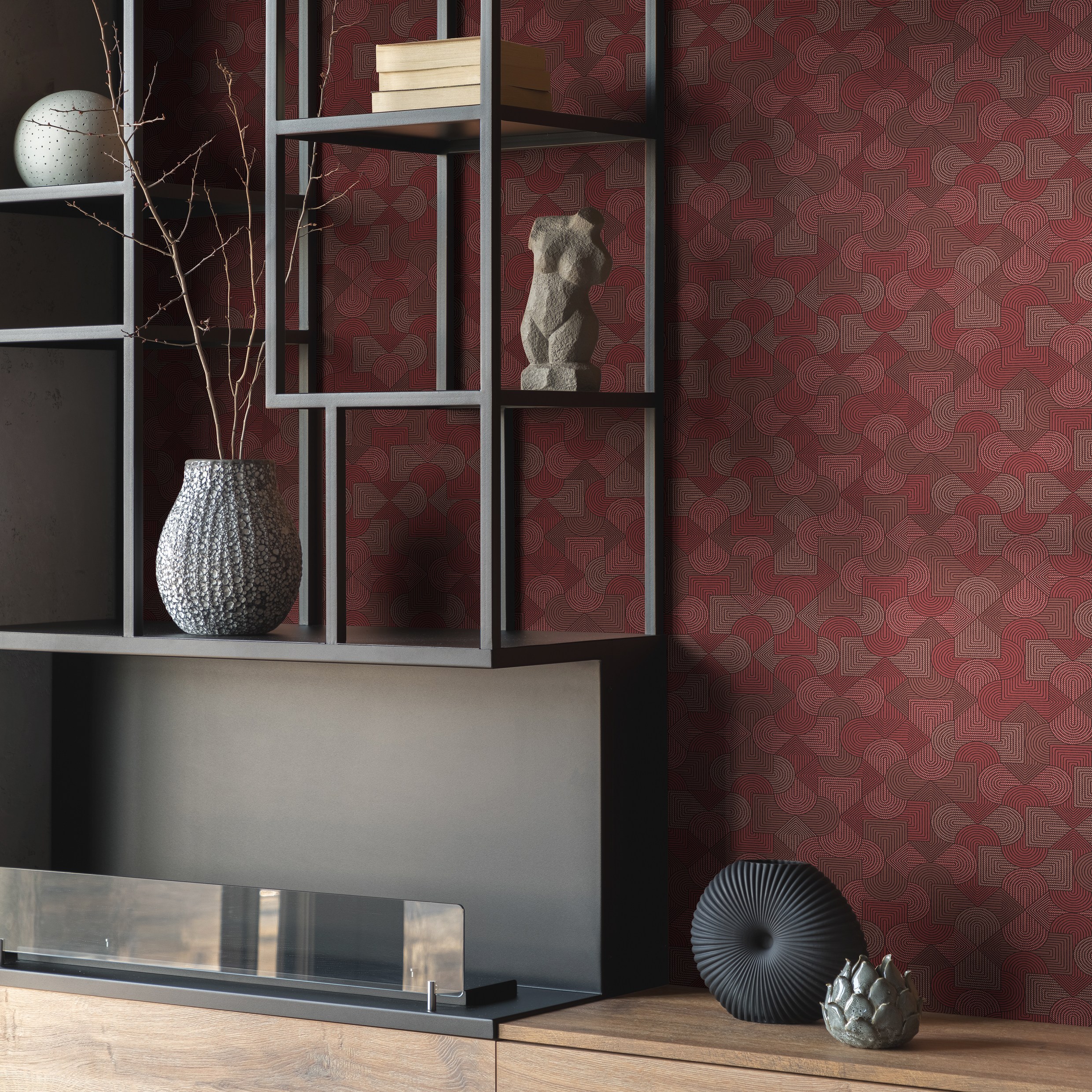 Обои Milassa Микадо Кимоно KTS2 020 10,05×1 фото в интерьере