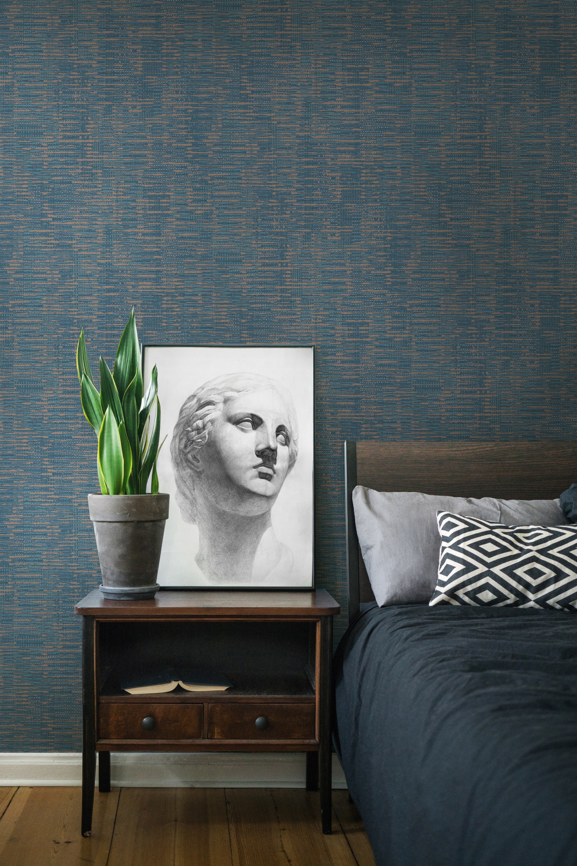 Обои Milassa Микадо Медитация KTS5 021 10,05×1 фото в интерьере