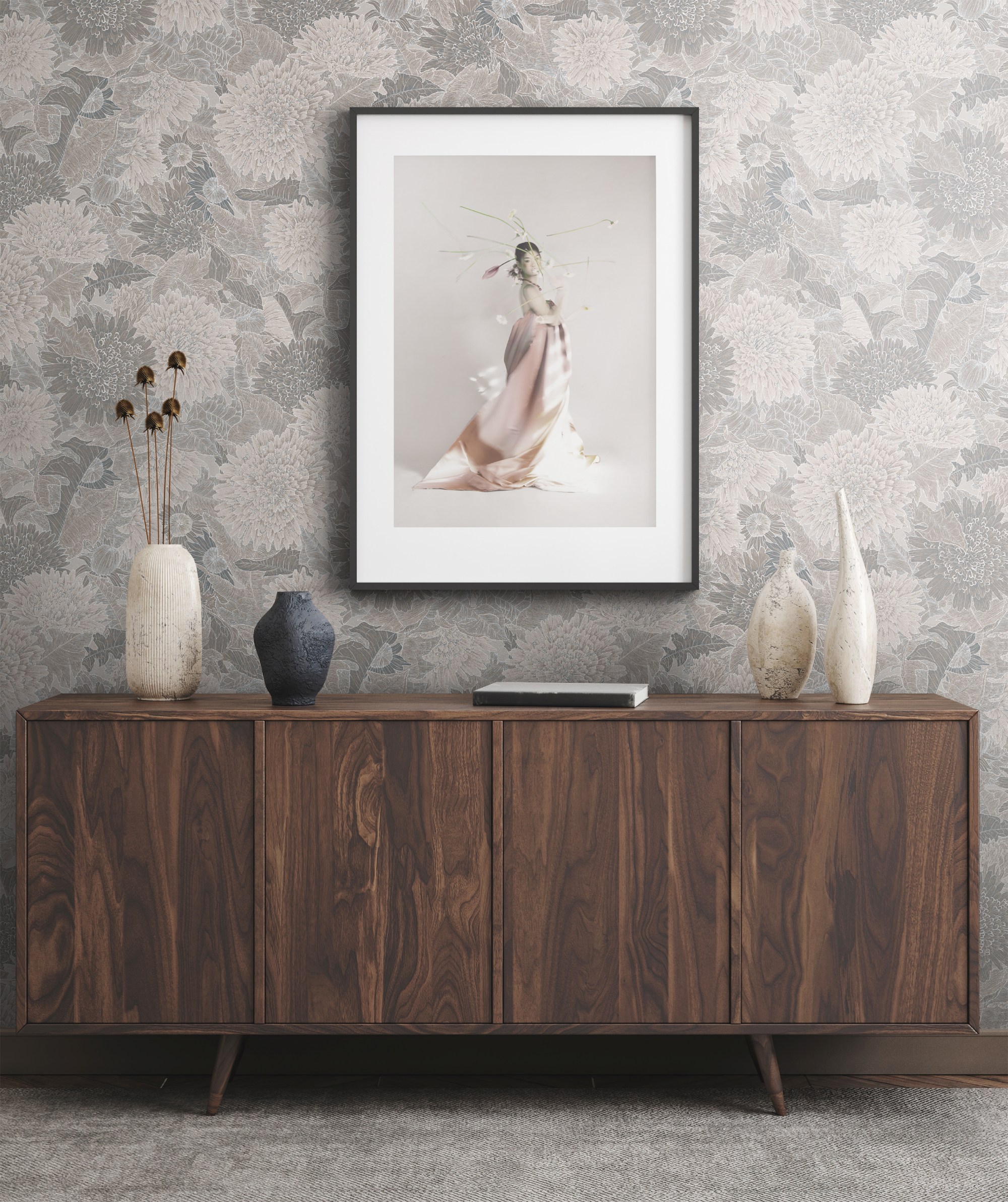 Обои Milassa Микадо Одуванчик KTS6 002/1 10,05×1 фото в интерьере