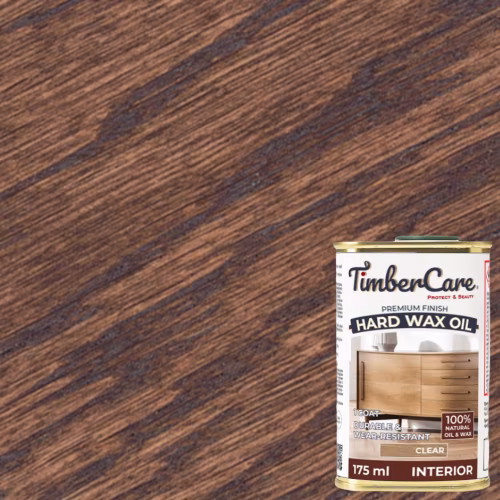 Масло с твердым воском TimberCare Hard Wax Oil цвет Шоколадный 350103 0,175 л