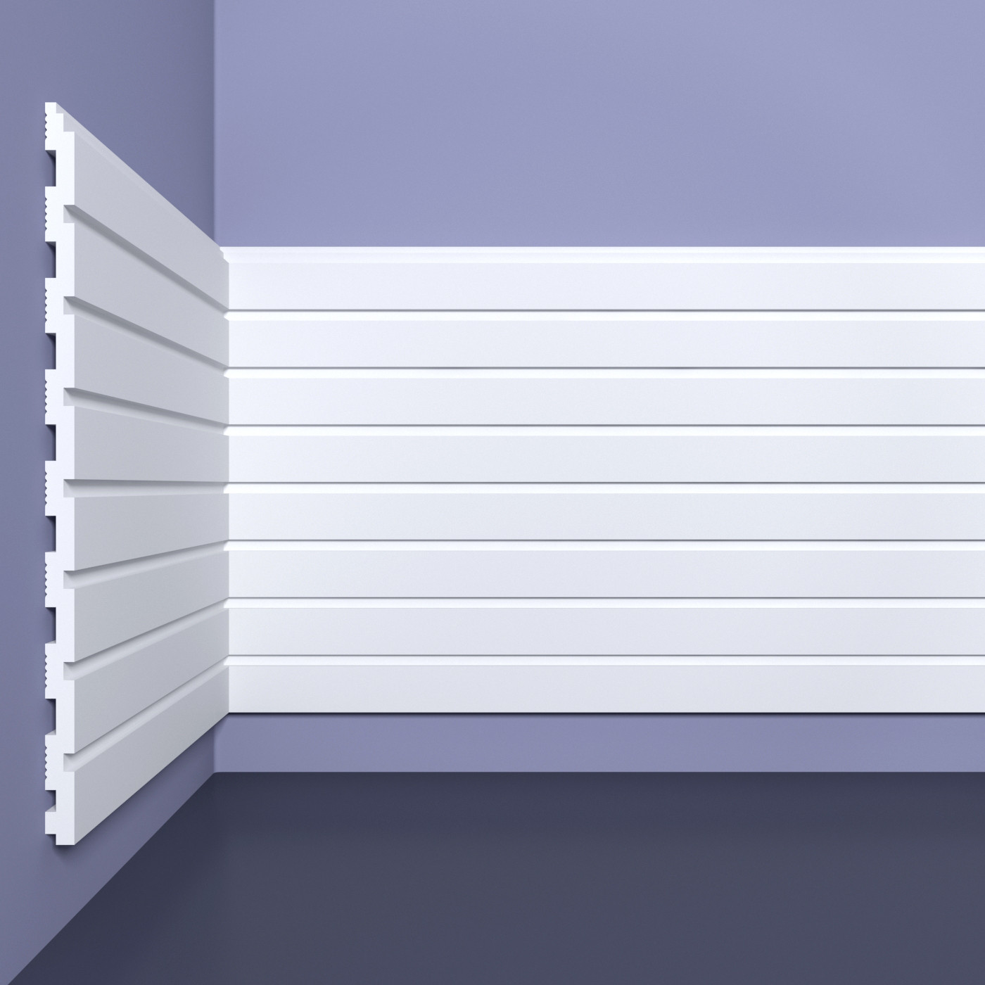 Стеновая панель под покраску Bello Deco СП 06/2 2000×200×8