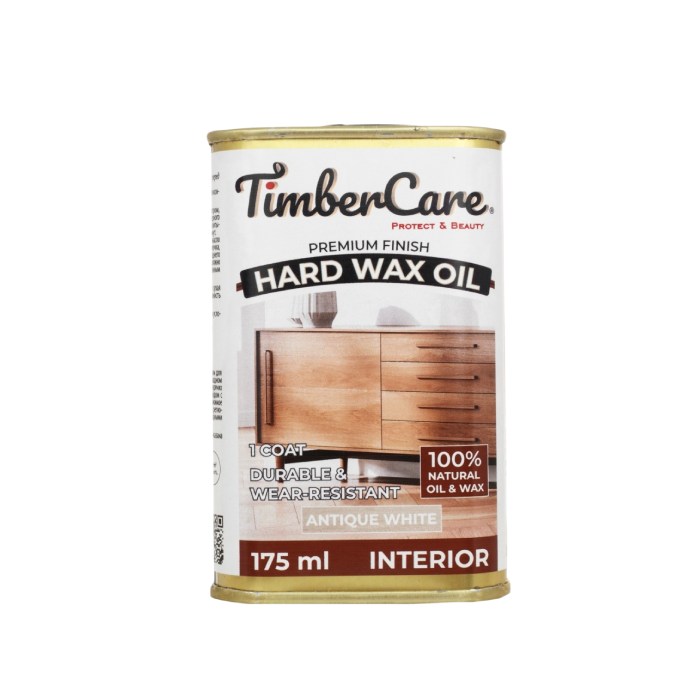 Масло с твердым воском TimberCare Hard Wax Oil цвет Античный белый 350108 0,175 л