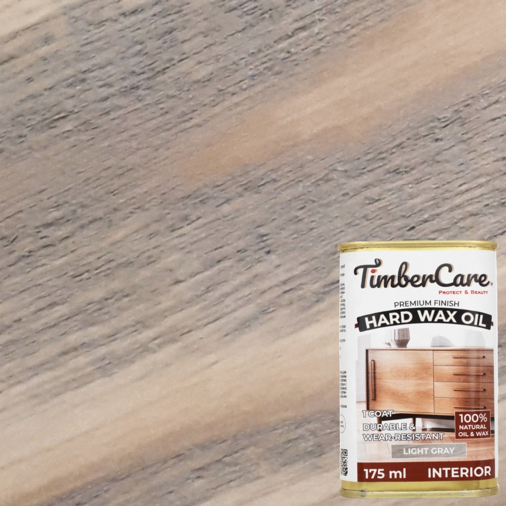 Масло с твердым воском TimberCare Hard Wax Oil цвет Светло-серый 350107 0,175 л